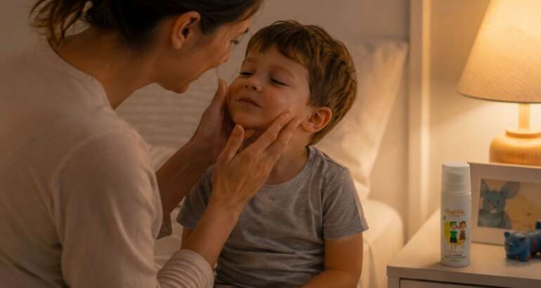 crema viso bambini