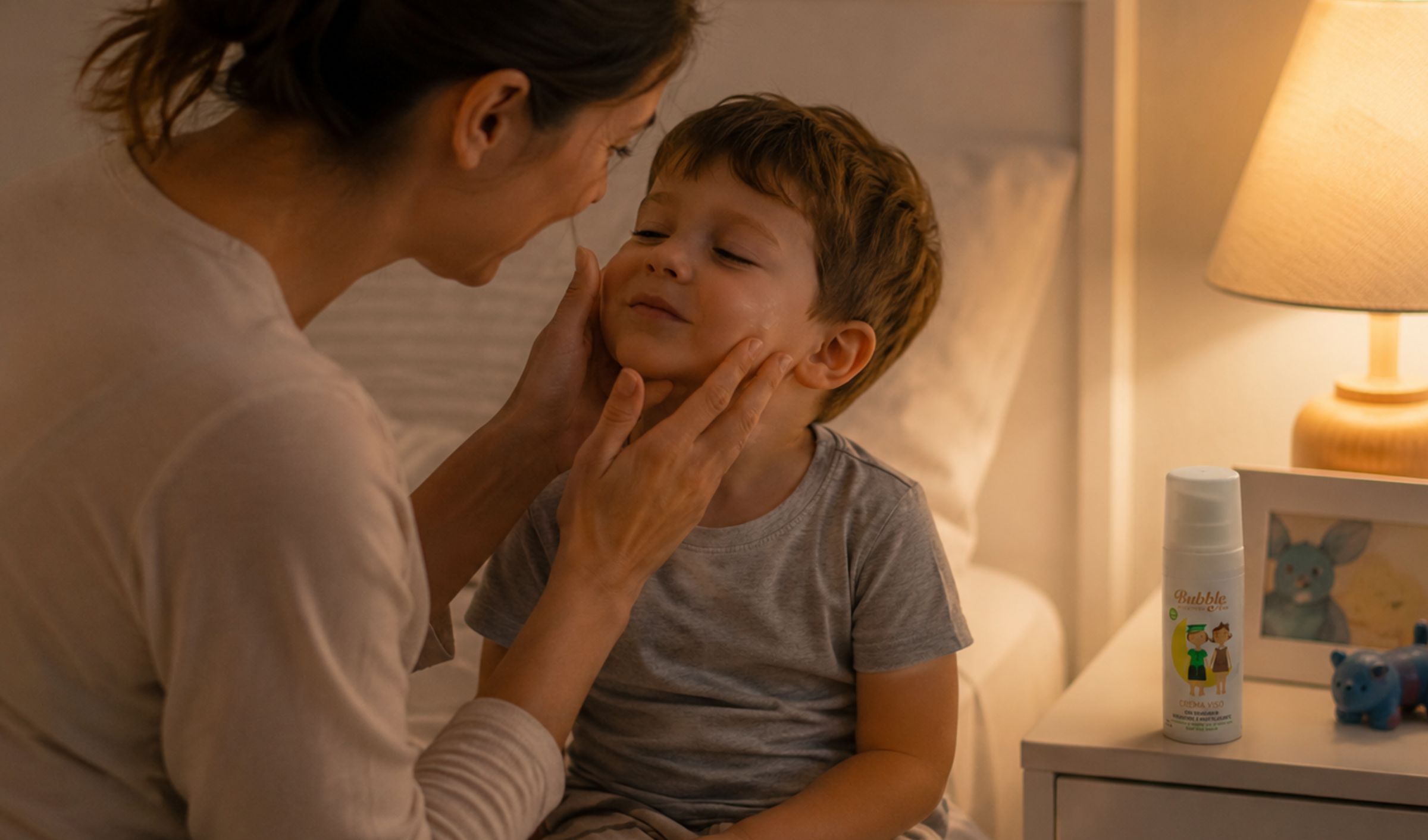 crema viso bambini